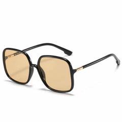 Oversize Frame Women's Sunglasses UV400 Vintage Square