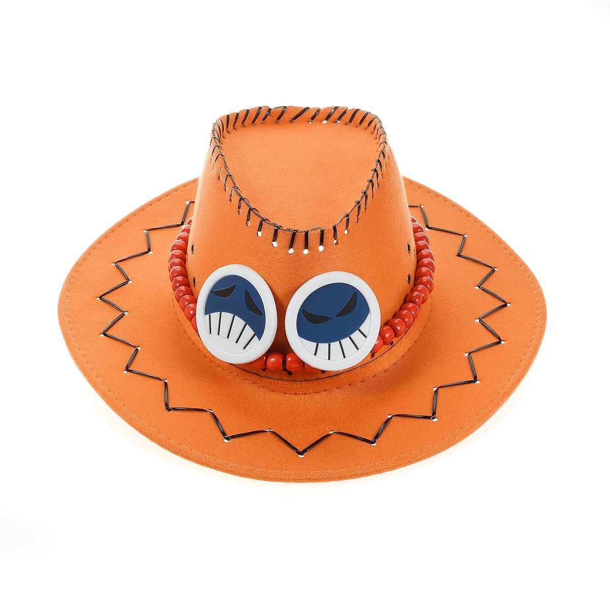 Yellow Suede Cowboy Hats Non Woven