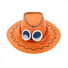 Yellow Suede Cowboy Hats Non Woven
