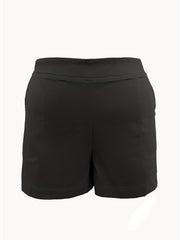 Solid Split Shorts w/ Pockets