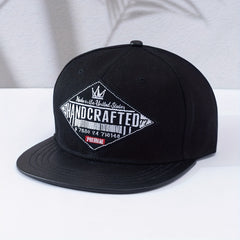 Letter Embroidery Street Dance Hip Hop Flat Brim Peaked Cap