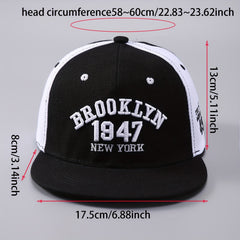 Men's Hip hop Baseball Cap Embroidery Sunshade Outdoor Dance Hat