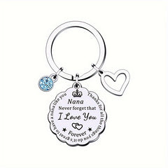 Never Forget That I Love You Keychain Pendant