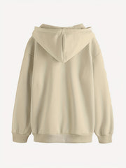 Casual Outfits: Solid Hoodie & Shorts Set