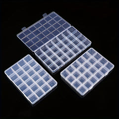 24/28 Grids Jewelry Storage Box Container Organizer