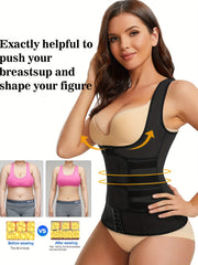 Waist Trainer Tank Top Tummy Control Slimmer Open Bust Top