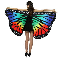 2pcs Butterfly Costumes for Womens Printing Fabric Butterfly Wings for Women