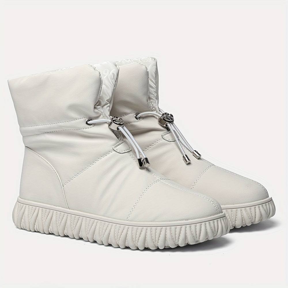 Women's Waterproof Snow Boots Non slip Medium Tube Snow Boots