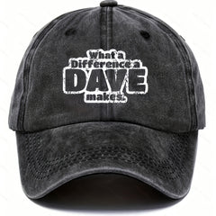 Adjustable Letter Embroidered Cotton Baseball Caps