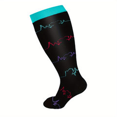 Copper Compression Socks for Women Plus Size - Knee Highs