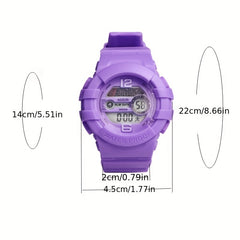 Kids' Waterproof Sports Watch Colorful Light Electronic Watch