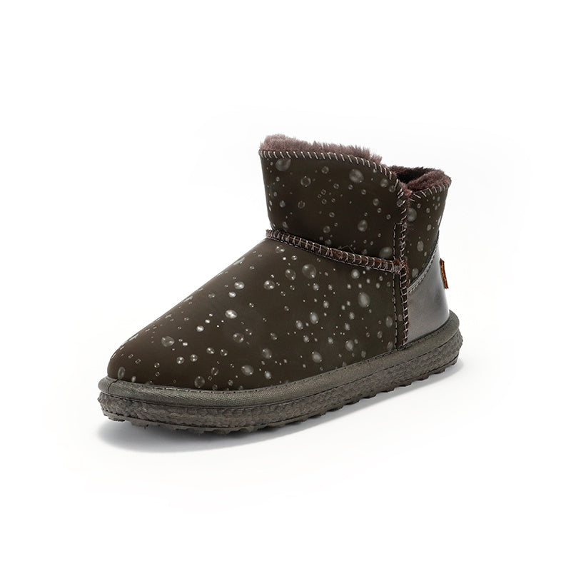 Women's Waterproof Faux Fur Snow Boots