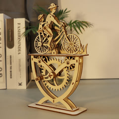 3D Wooden Puzzle DIY Model Kit Father Daughter Assembly Creative Decoration