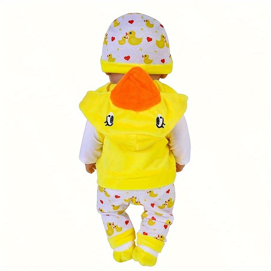 Yellow Duck Doll Clothes Set For 17 18 Inch Newborn Doll And 43 Dolls