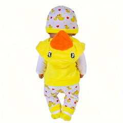 Yellow Duck Doll Clothes Set For 17 18 Inch Newborn Doll And 43 Dolls