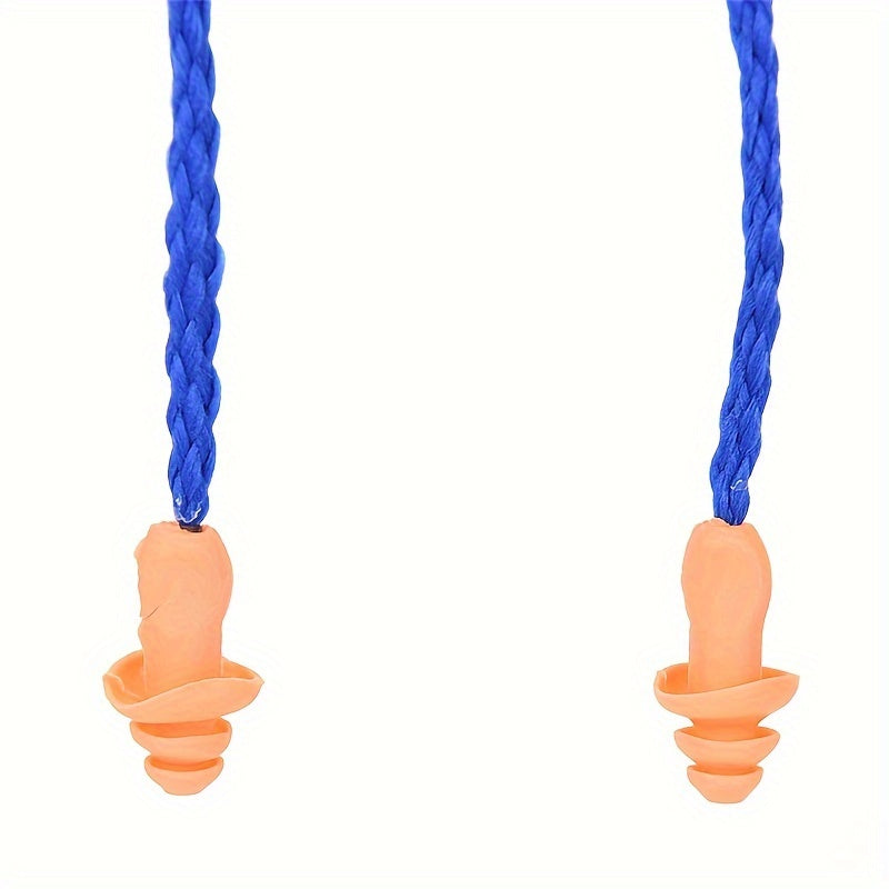10pcs Silicone Ear Plugs Hearing Protection with Cord