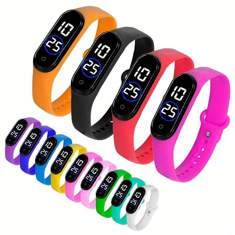 Outdoor LED Touch Screen Digital Sports Watch