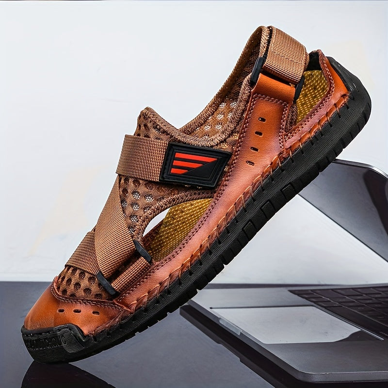Men's Stitch Sandals Non Slip Beach Shoes Summer