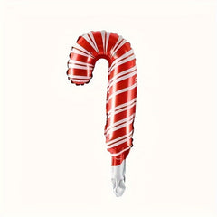 5pcs Crutch Aluminum Film Balloon Christmas Party Decor Supplies