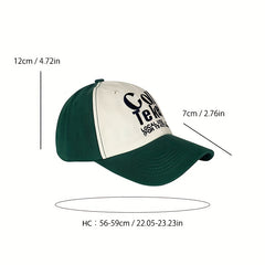 Casual Letter Peaked Cap Street Outdoor Soft Top Baseball Cap