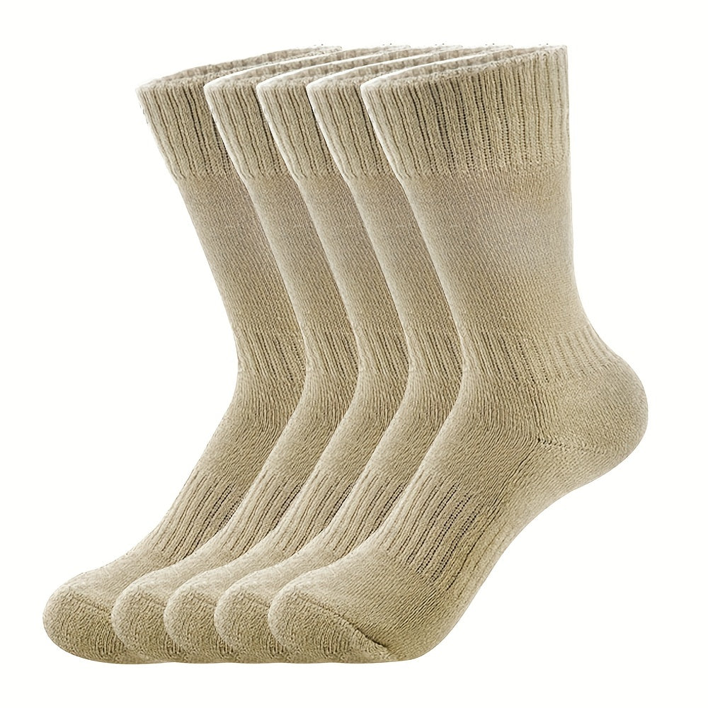 5 Pairs Outdoor Thickened Military Training Socks