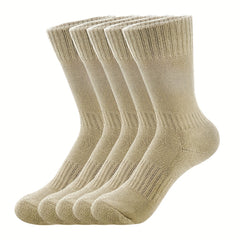 5 Pairs Outdoor Thickened Military Training Socks