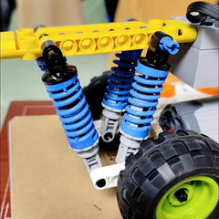2pcs Motorcycle Suspension Arm Spring DIY Building Block Toy