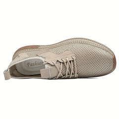 Men's Breathable Slip-On Sneakers with Shoelaces