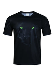 Men's Animal Graphic T shirt 3D Print Stretch Tee Top