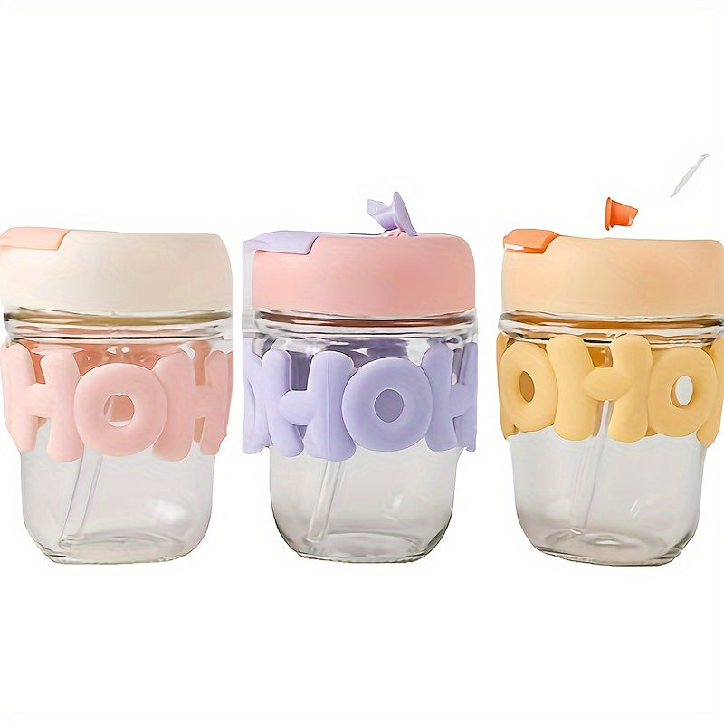 Glass Coffee Cup With Lid Travel Water Cup Mini Water Cup
