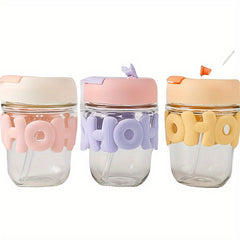 Glass Coffee Cup With Lid Travel Water Cup Mini Water Cup
