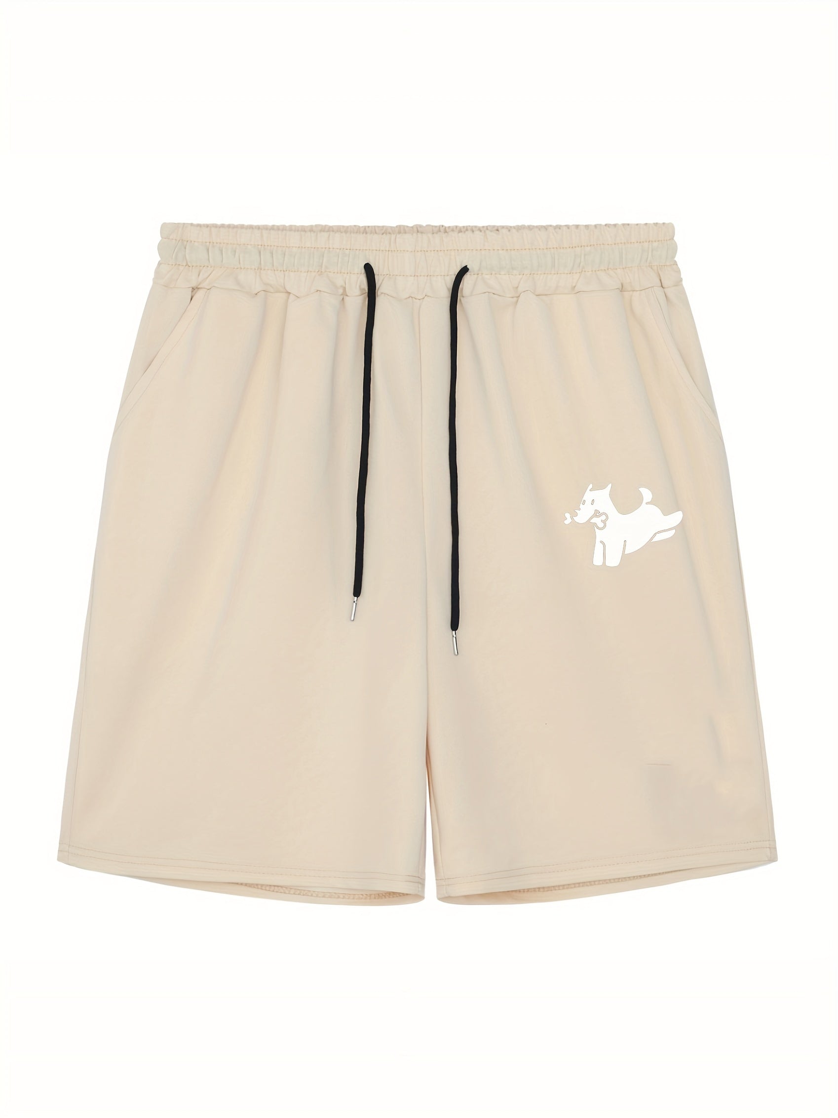 Men's Dog & Bone Print Workout Shorts