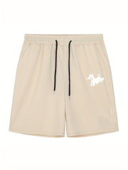 Men's Dog & Bone Print Workout Shorts