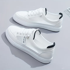Women's Slip On Flat Sneakers Low Round Toe Mesh Breathable Shoes