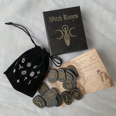 Witch Runes Divination Fortune Telling Rune Words For Crystal