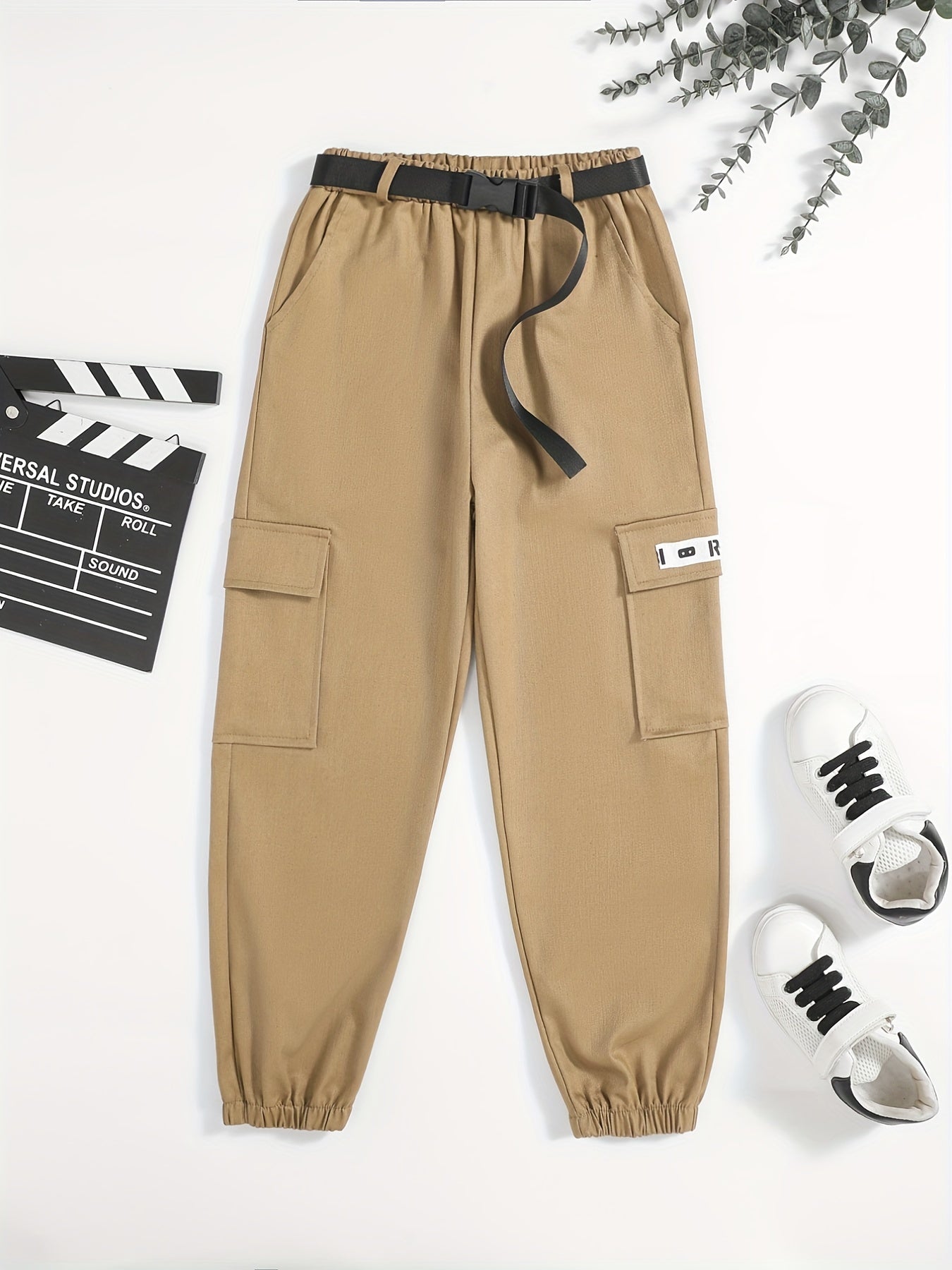 Kids Regular Cargo Pants For Spring & Summer & Autumn