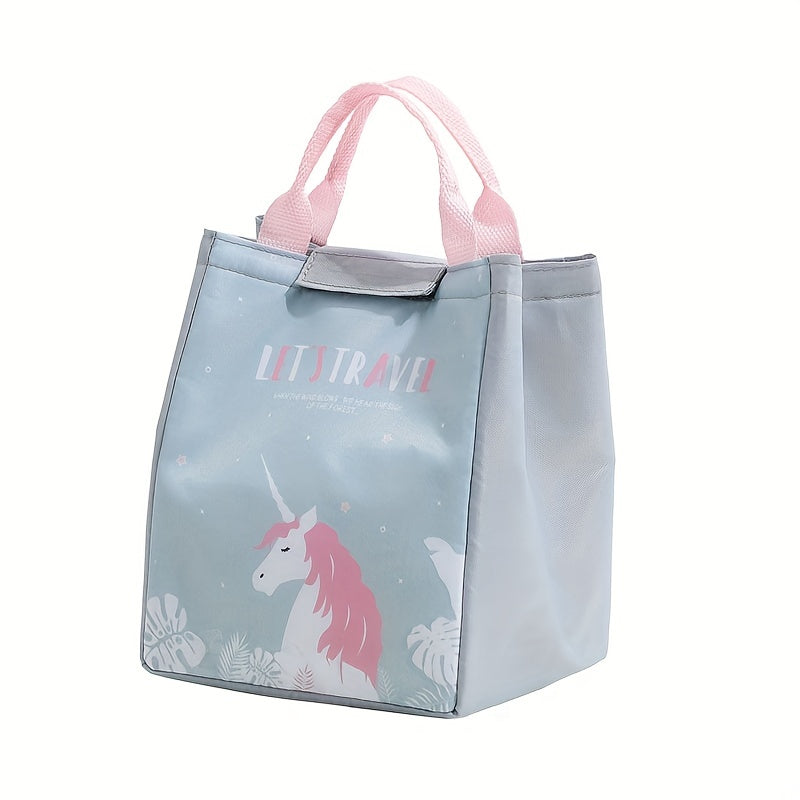 Portable Thermal Lunch Bag for Travel Picnic Office Multicolor