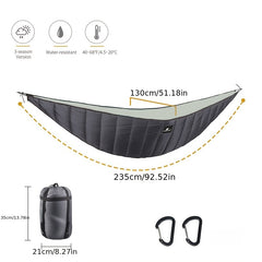 Night Protector Ultralight Hammock Underquilt Camping Quilt 28oz