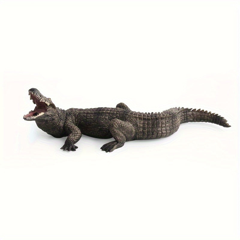 Soft Glue Crocodile Model Realistic Props Toy
