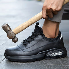 Men's Steel Toe Puncture Proof Work Safety Shoes