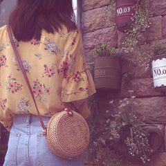 Mini Bucket Bag Portable Handbag Outdoor Storage Bag