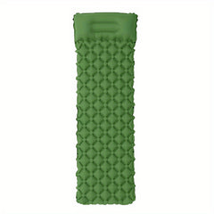 Compact Inflatable Sleeping Mat with Built-in Pillow
