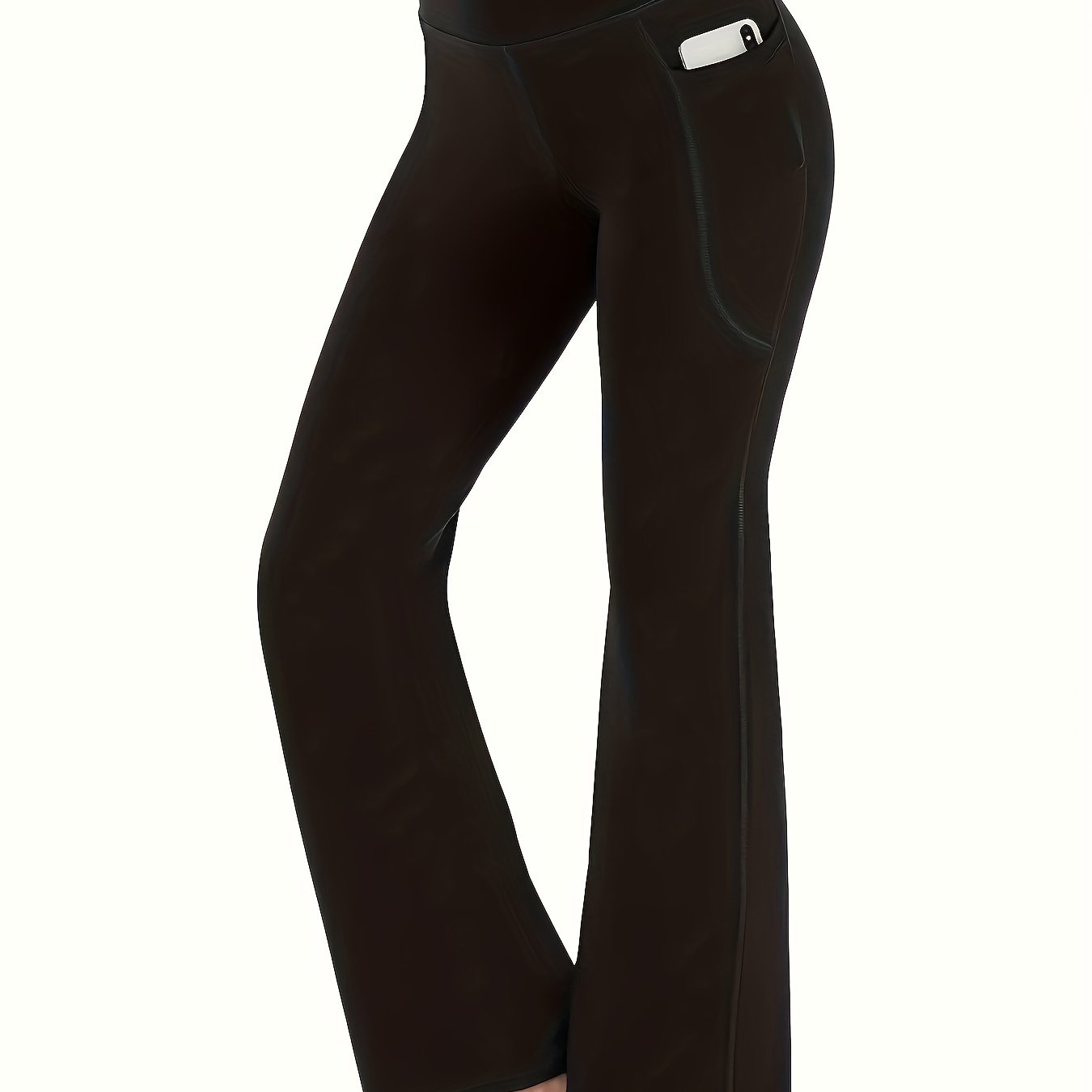 Casual Sports Micro Flared Pants High Waist Slim Tummy Control
