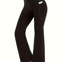 Casual Sports Micro Flared Pants High Waist Slim Tummy Control