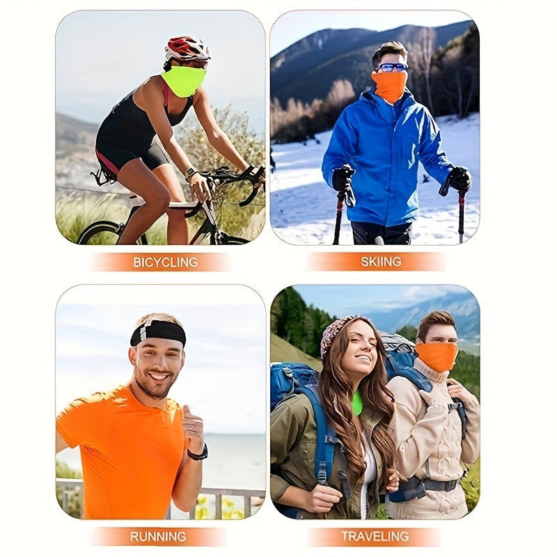 Reflective Neck Gaiter Face Cover for Safety