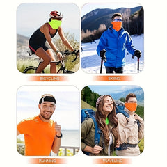 Reflective Neck Gaiter Face Cover for Safety