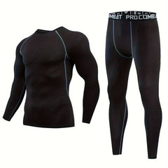 Men's Quick Dry Compression Shirt & Leggings Set