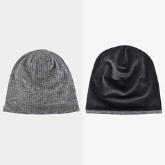 Velvet Lined Beanie Soft Warm Ski Cap Chemo Caps Cancer Headwear