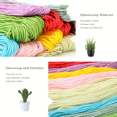 Colorful Cross Stitch Thread Set For Kids & Adults 150 200 250 Vibrant Colors