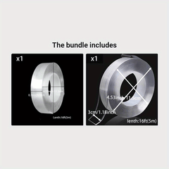 Transparent Traceless Nanotape Acrylic Double Sided Tape